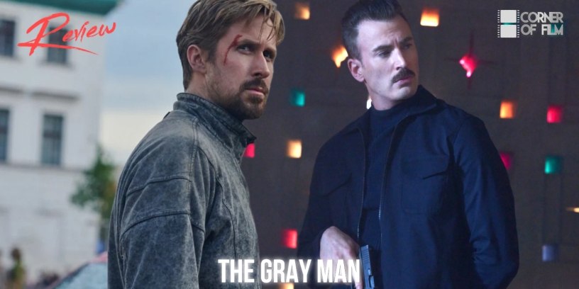 Ryan Gosling as Six and Chris Evans as Lloyd Hansen in The Gray Man